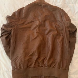Ralph Lauren soft leather bomber jacket. In good condition.